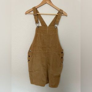 Corduroy overall dress